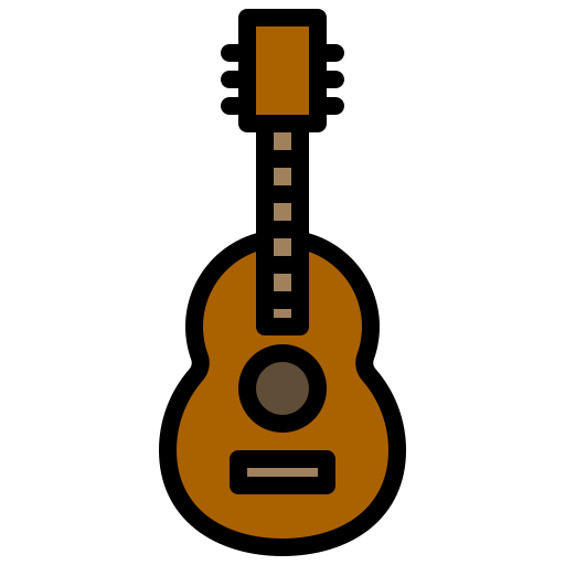 guitarra xnimrodx Lineal Color icono