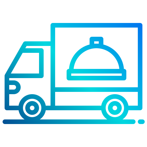 Food truck xnimrodx Lineal Gradient icon