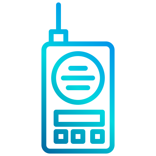 walkie talkie xnimrodx Lineal Gradient icono