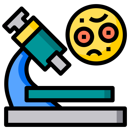 Microscope Phatplus Lineal Color icon