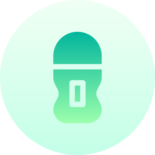Deodorant Basic Gradient Circular icon