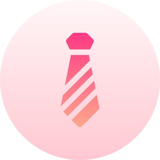 corbata Basic Gradient Circular icono
