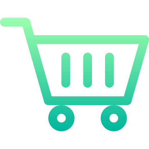 Shopping cart Basic Gradient Lineal color icon