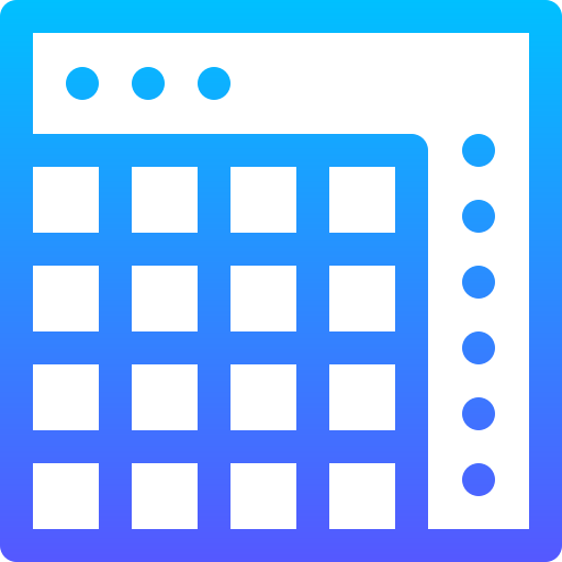 Launchpad Basic Gradient Lineal color icon