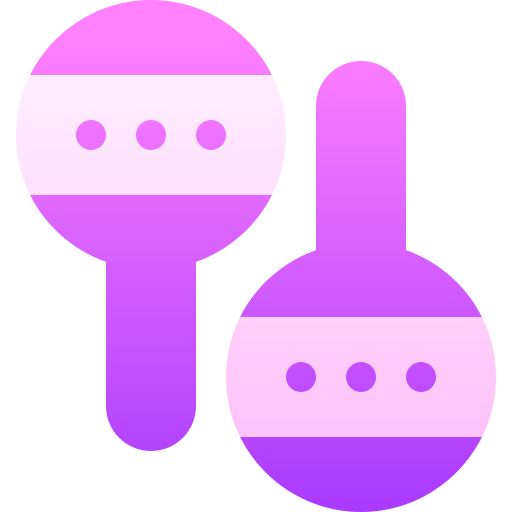 Maracas Basic Gradient Gradient icon