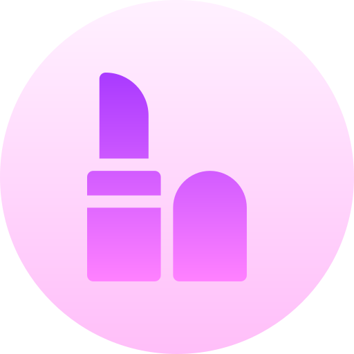 Lipstick Basic Gradient Circular icon