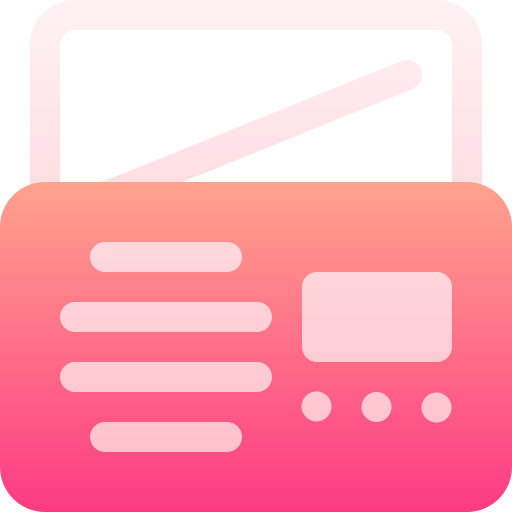 radio Basic Gradient Gradient icono