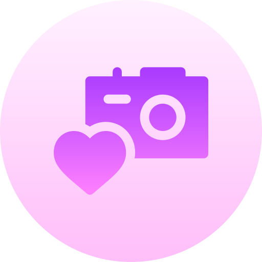 camera Basic Gradient Circular icoon