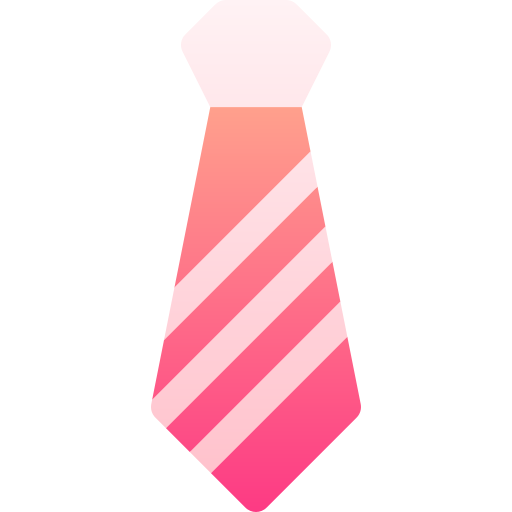 corbata Basic Gradient Gradient icono