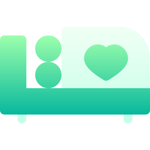 ベッド Basic Gradient Gradient icon