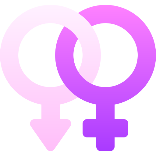weiblich Basic Gradient Gradient icon