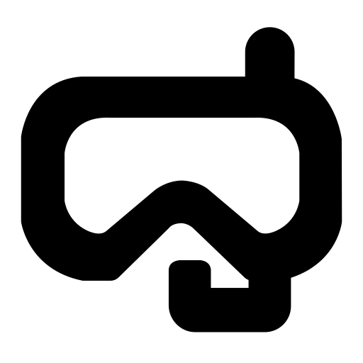 snorkeling Generic Glyph Ícone