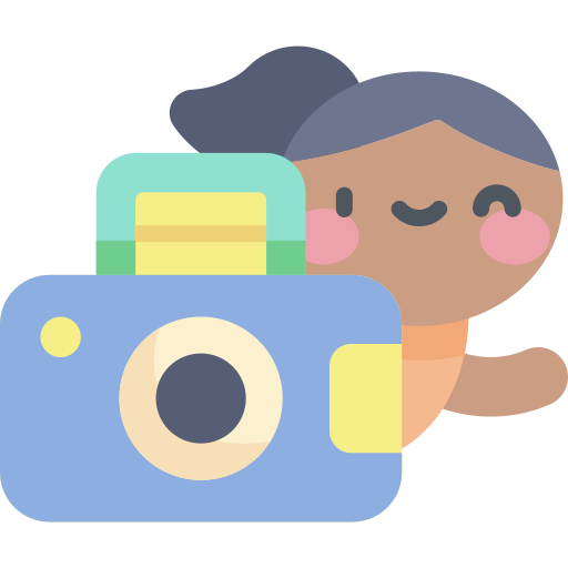 Camera Kawaii Flat icon