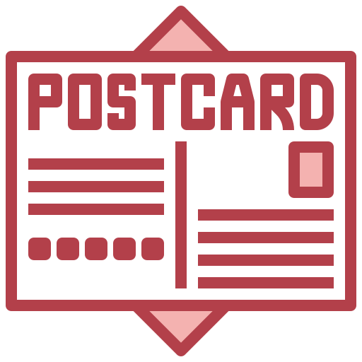 postkarte Surang Red icon