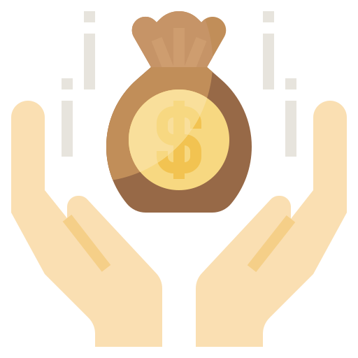 Money bag Surang Flat icon