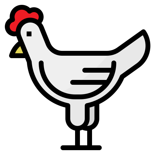 치킨 Generic Outline Color icon