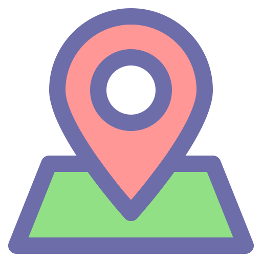 mapa Generic Outline Color icono
