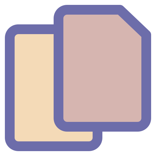 documento Generic Outline Color icona