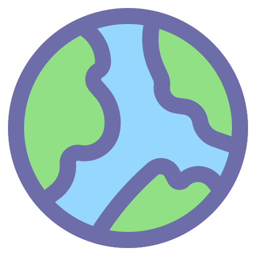aarde Generic Outline Color icoon