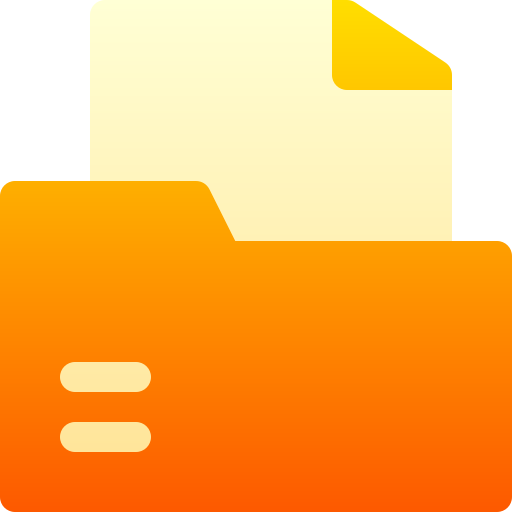 Folder Basic Gradient Gradient icon