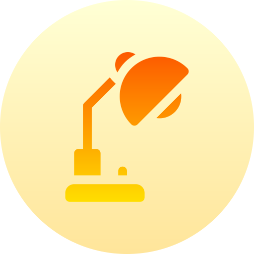lampada da scrivania Basic Gradient Circular icona