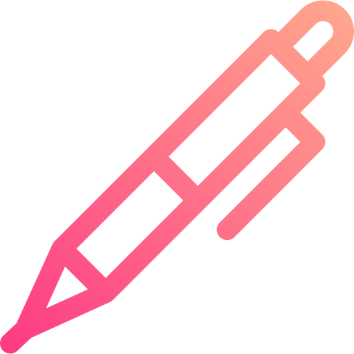 Pen Basic Gradient Lineal color icon