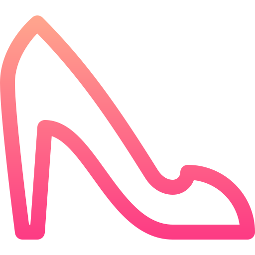 High heels Basic Gradient Lineal color icon