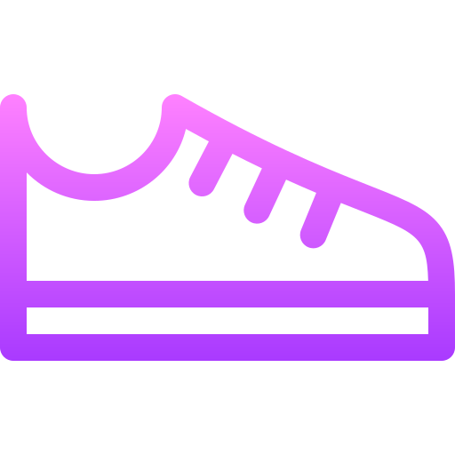 신발 Basic Gradient Lineal color icon
