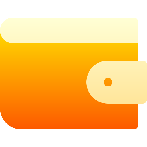 brieftasche Basic Gradient Gradient icon