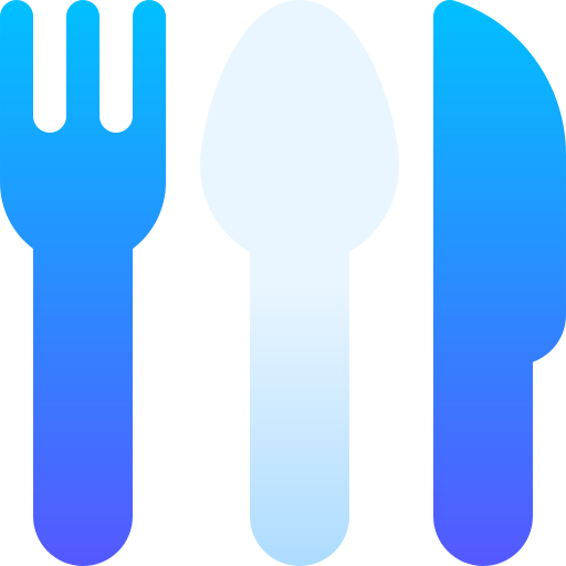 Fork Basic Gradient Gradient icon