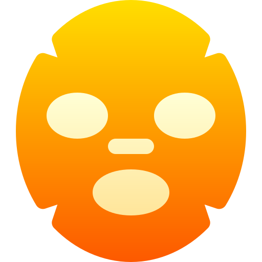 Facial mask Basic Gradient Gradient icon