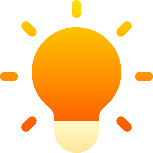 Лампочка Basic Gradient Gradient иконка