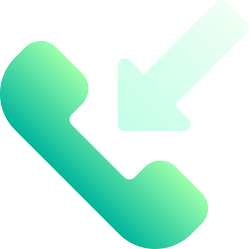電話の着信 Basic Gradient Gradient icon