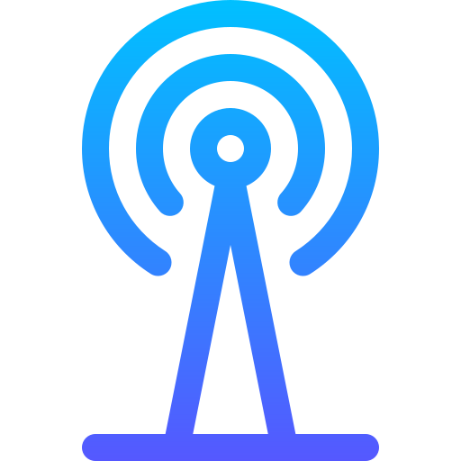 Antenna Basic Gradient Lineal color icon