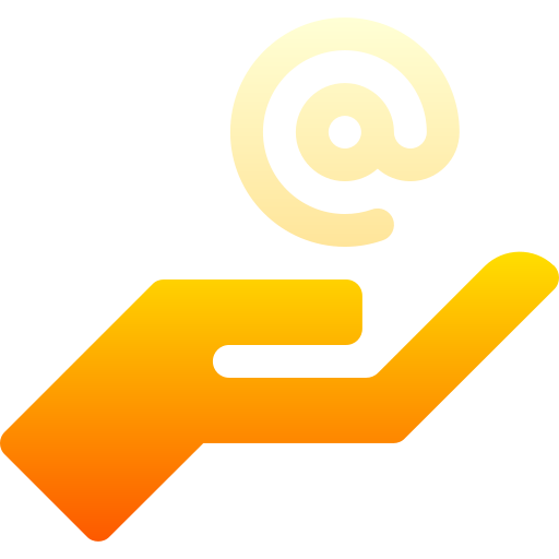 eメール Basic Gradient Gradient icon