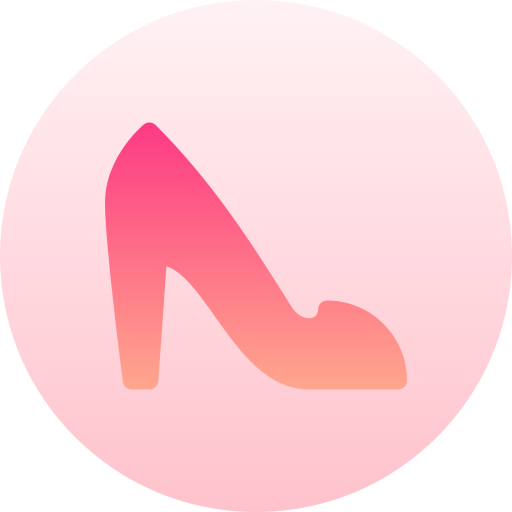 High heels Basic Gradient Circular icon