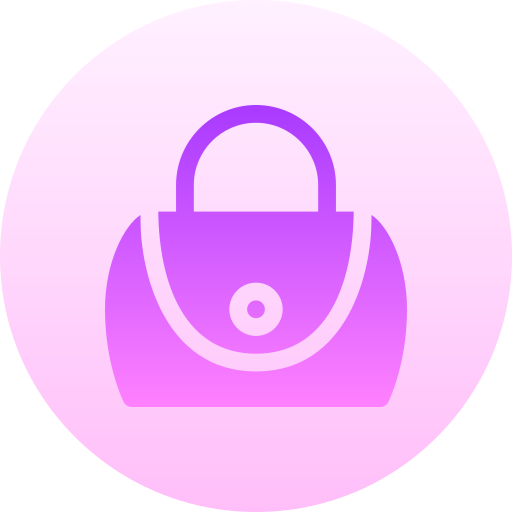 Handbag Basic Gradient Circular icon