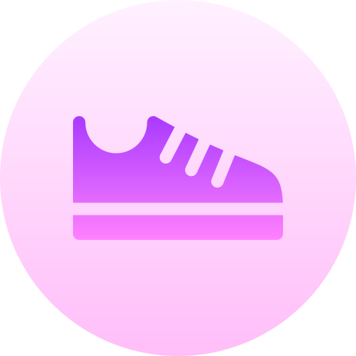 sapatos Basic Gradient Circular Ícone