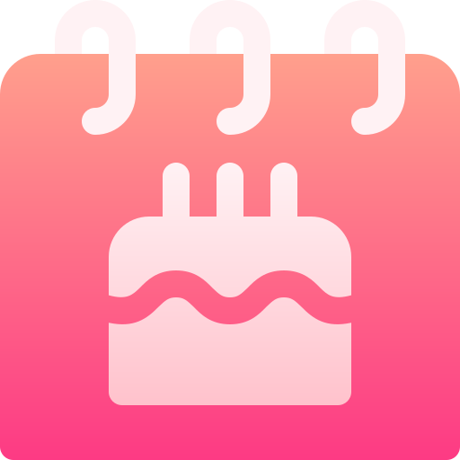 誕生日 Basic Gradient Gradient icon