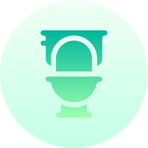 Туалет Basic Gradient Circular иконка