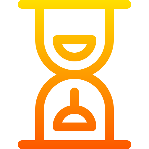 reloj de arena Basic Gradient Lineal color icono