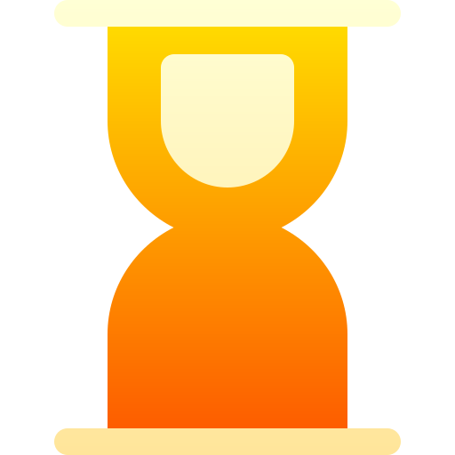 모래 시계 Basic Gradient Gradient icon