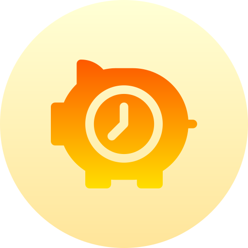 sparen Basic Gradient Circular icon