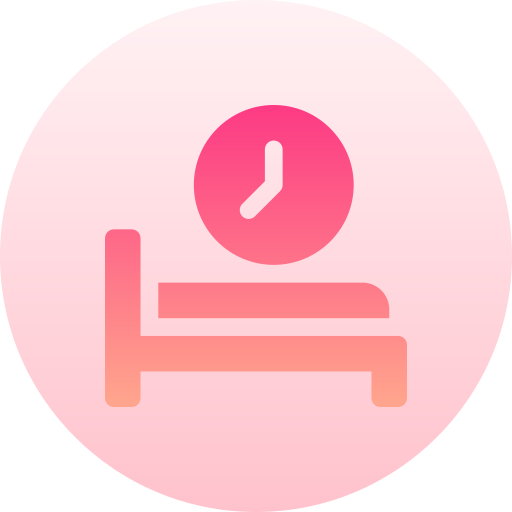 hora de acostarse Basic Gradient Circular icono