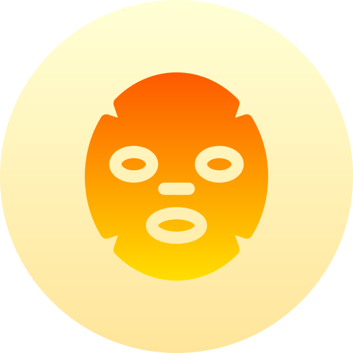 フェイシャルマスク Basic Gradient Circular icon