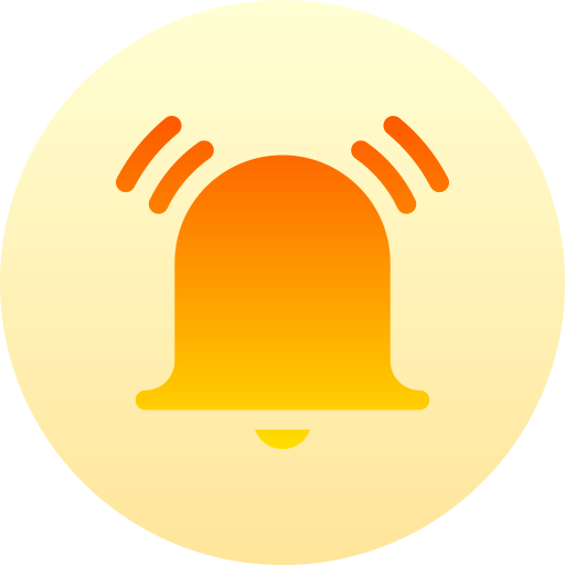 Колокол Basic Gradient Circular иконка