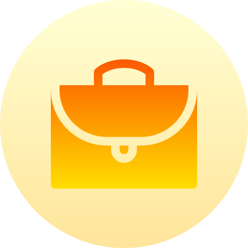 スーツケース Basic Gradient Circular icon