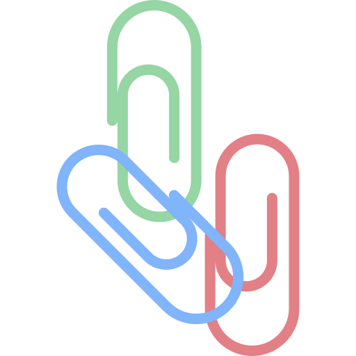 Paper clip Special Flat icon