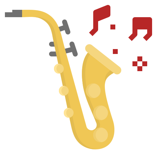 saxofone dDara Flat Ícone