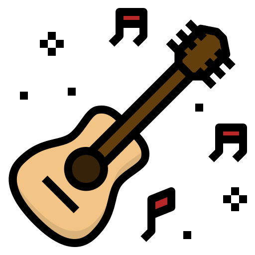 chitarra dDara Lineal Color icona
